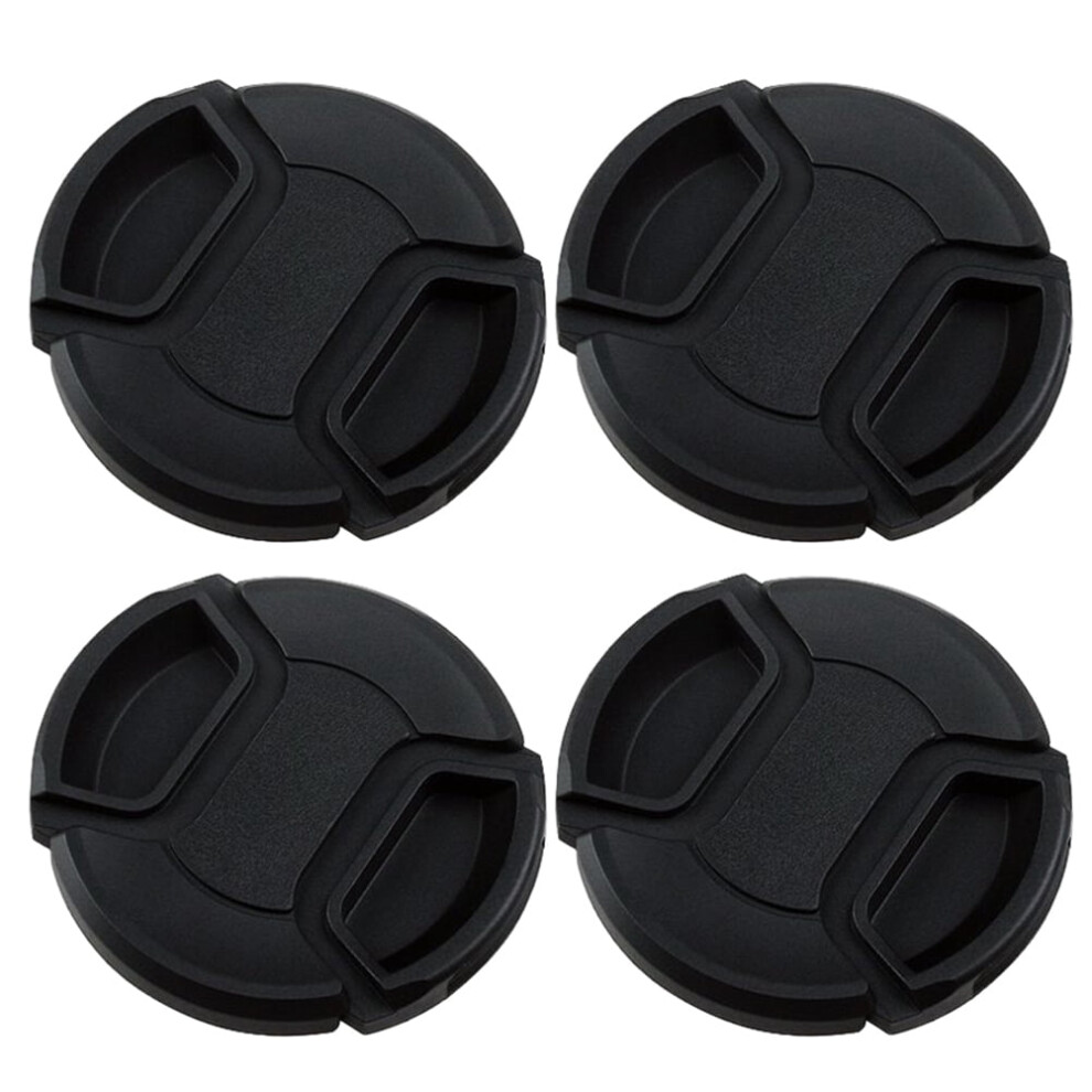 4Pcs Center-Pinch Camera Lens Cover Protectors Snap Cover 55Mm 9418476331411