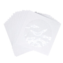 100 Pcs CD Wallet CD Storage Organizer CD Storage Case Storage Bags Paper Dvd Sleeves Video Storage Case