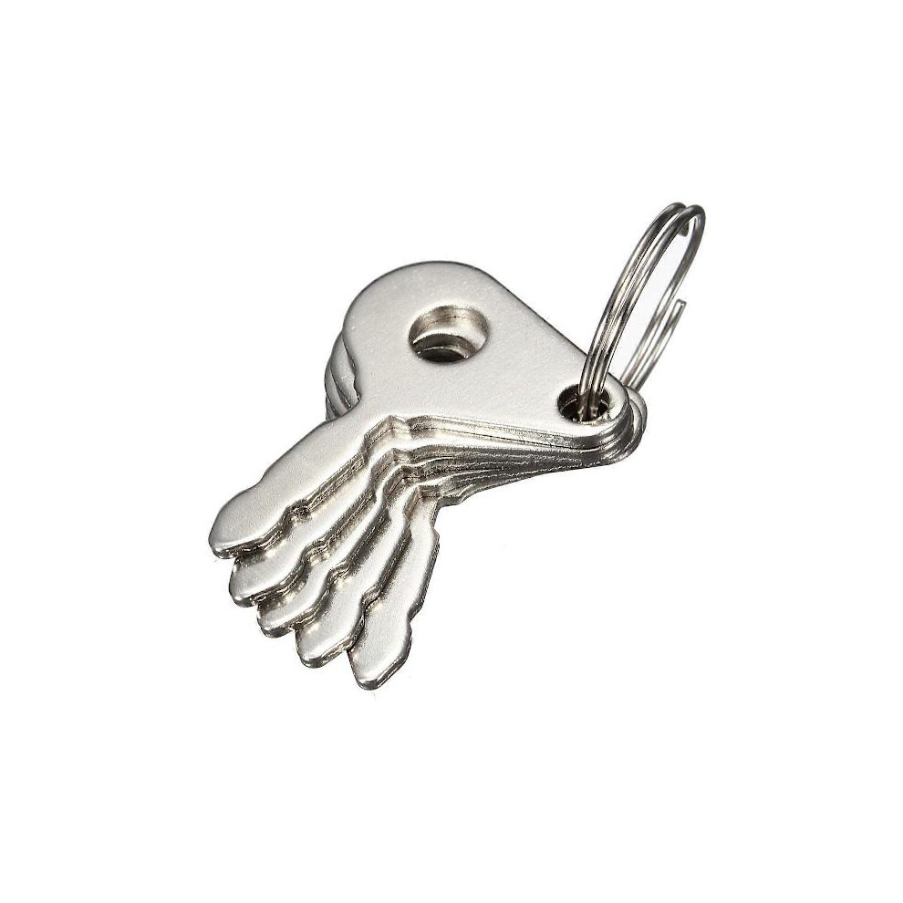 5 Pcs Ignition Keys For Lucas Tractors Agriculture Ford Heavy Machinery Miscellaneous Excavators Construction [C] Silver 9418476331121