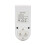 Electrical and digital outlet programmer, digital outlet timer with 10 daily weekly programs, 2