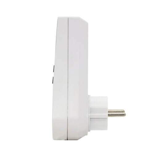 Electrical and digital outlet programmer, digital outlet timer with 10 daily weekly programs, 2