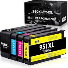 Compatible Ink Cartridge Replacement for HP 950XL 951XL 950 951, works with HP OfficeJet Pro 8600 8610 8620 8100 8630 8660 8640 8615 8625