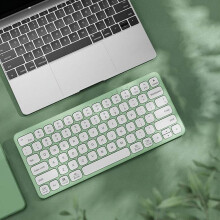 Wireless Bluetooth Keyboard 2.4G Laptop Multi-Device Connection Keyboard Suitable for Office Computer Tablet Green