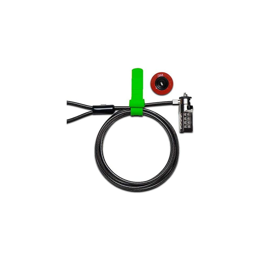 Anti-Theft Security Hardware Cable Combination Lock Kit For Laptop, Macbook, Compatible With Ipad, Tablets - Device Combo 9418476331756