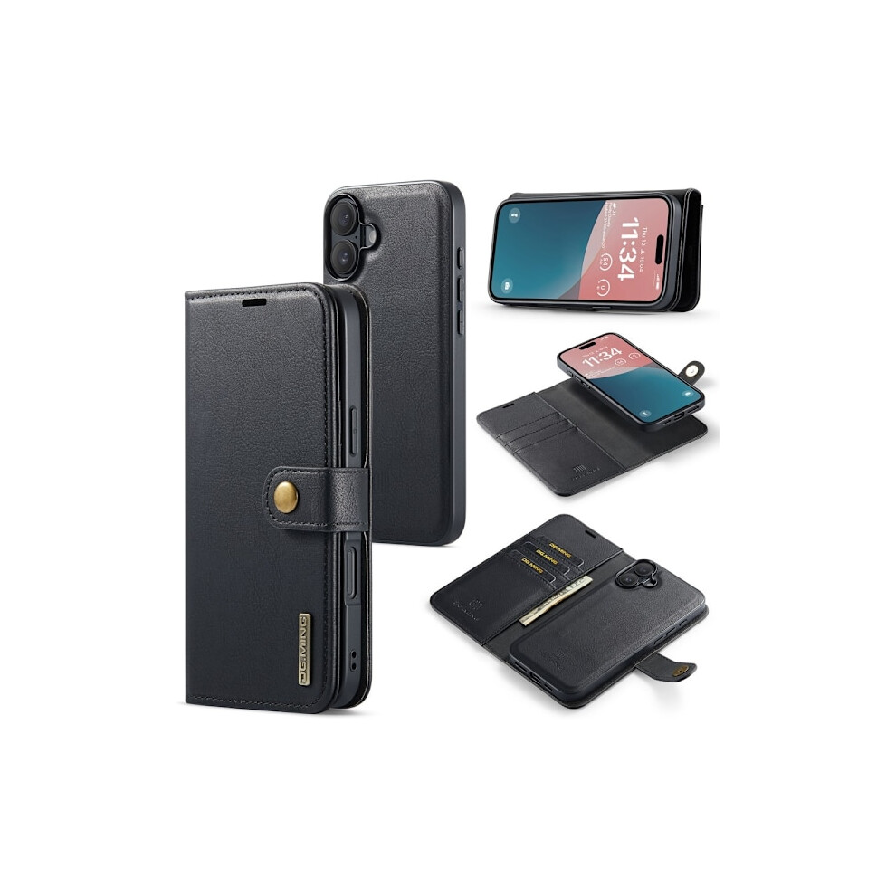 Dg.ming Compatible With Iphone 16 Case 2In1 Magnet Black 9418476332630