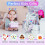New foldable Bluetooth headphones for kids with LED light 4