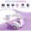 New foldable Bluetooth headphones for kids with LED light 3