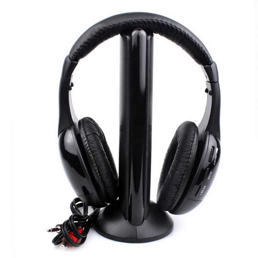 Viflosae 5In1 Hi-Fi Wireless Headphones Earphone Headset For Pc Laptop Tv Fm Radio Mp3 Electronics Gadgets Deals Of The Day Clearance 9130661614610