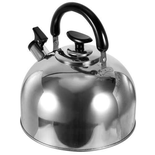 1pc Household Stainless Teakettle Whistle Tea Kettle Boiling Teapot (Silver)