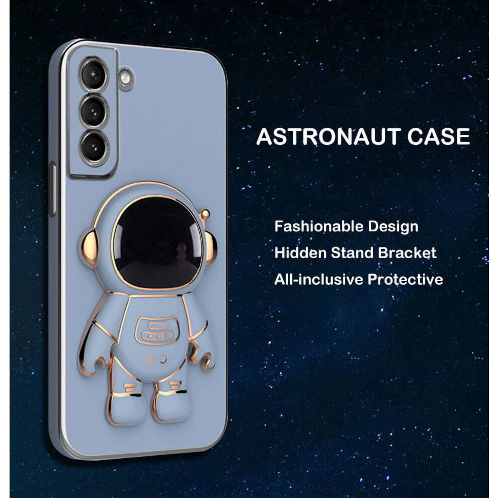 Slim Shockproof Galaxy S22 Ultra Case With Kickstand, Compatible With Samsung Galaxy S22 Ultra 6.8" - Blue 9170372840403