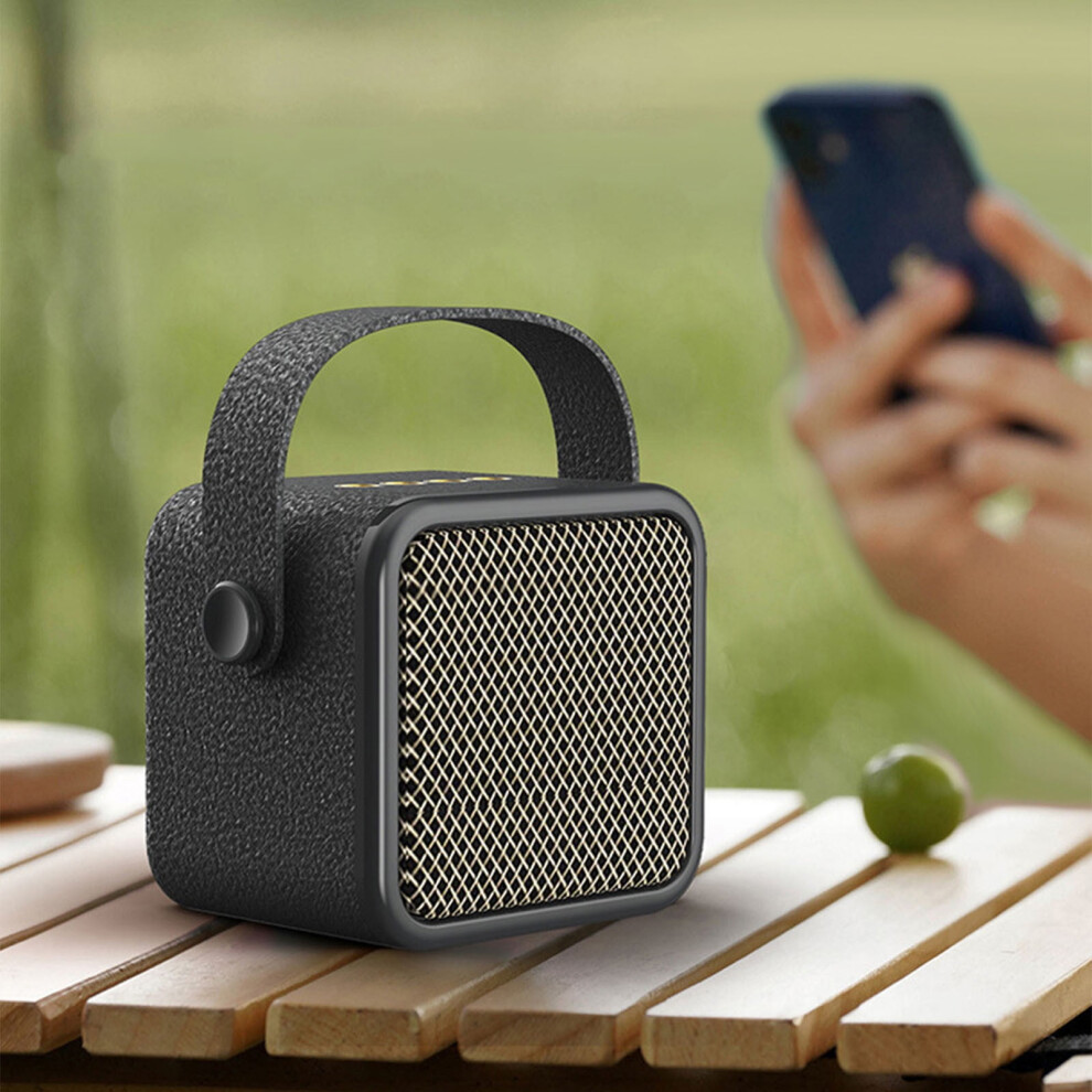 Rnemite-Amo On Clearance！Outdoor Retro Portable Large Capacity Built-In Battery With Low Latency Wireless Mini 5.3 Handheld Bluetooth Speaker 9170372839735