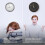 Modern Silent Quartz Wall Clock 25cm, Oversized Numbers Round Wall Clock (Rose Gold) 2