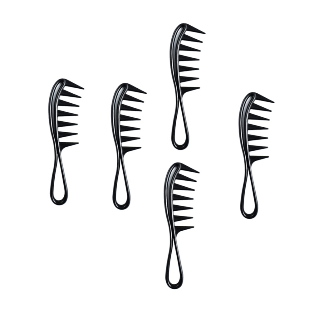 Wide Tooth Comb Set with Wide Teeth Design for All Hair Types, Lightweight Professional Barber Comb
