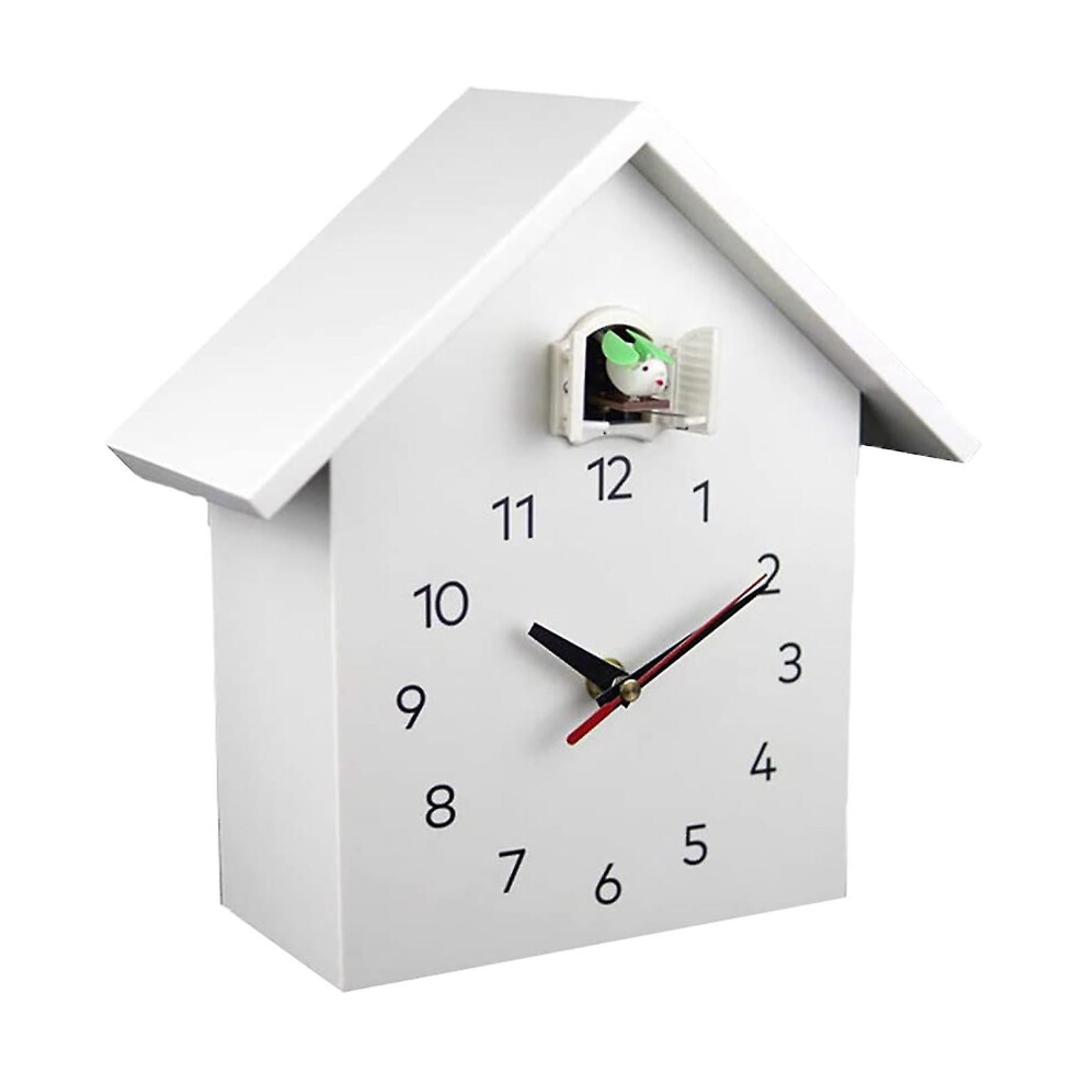 Large Cuckoo Clock Cuckoo Clock Birdhouse Minimalist Modern Desig White