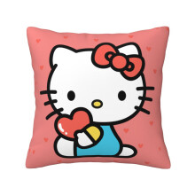 Hello Kitty Throw Pillow Case Shell for Couch Sofa Bedding Home Pillowcase Pillow Covers Decoration-1212 inch-Style 4