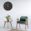 Modern Silent Quartz Wall Clock 25cm, Oversized Numbers Round Wall Clock (Rose Gold) 4