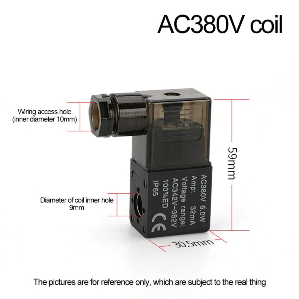 Damifu Solenoid Valve Coil Dc24v 12V Ac220v 110V For 4V210-08 3V110-06 4V220 4V230 Pneumatic Solenoid Valve Ac380v Ac220v Ac110v Dc24v Ac380v 9170372842759