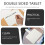 Eease Double-Sided Handheld Whiteboard for Study & Office Use (2pcs) 3