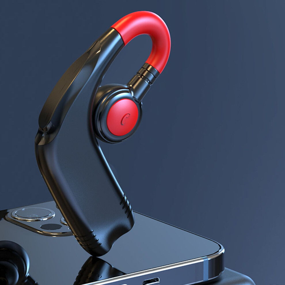 Eqwljwe New Bluetooth Headset Ear-Mounted Business Stereo Headset Hands-Free Sports Headset With Microphone Bluetooth Headset Holiday Clearance 9165521386871