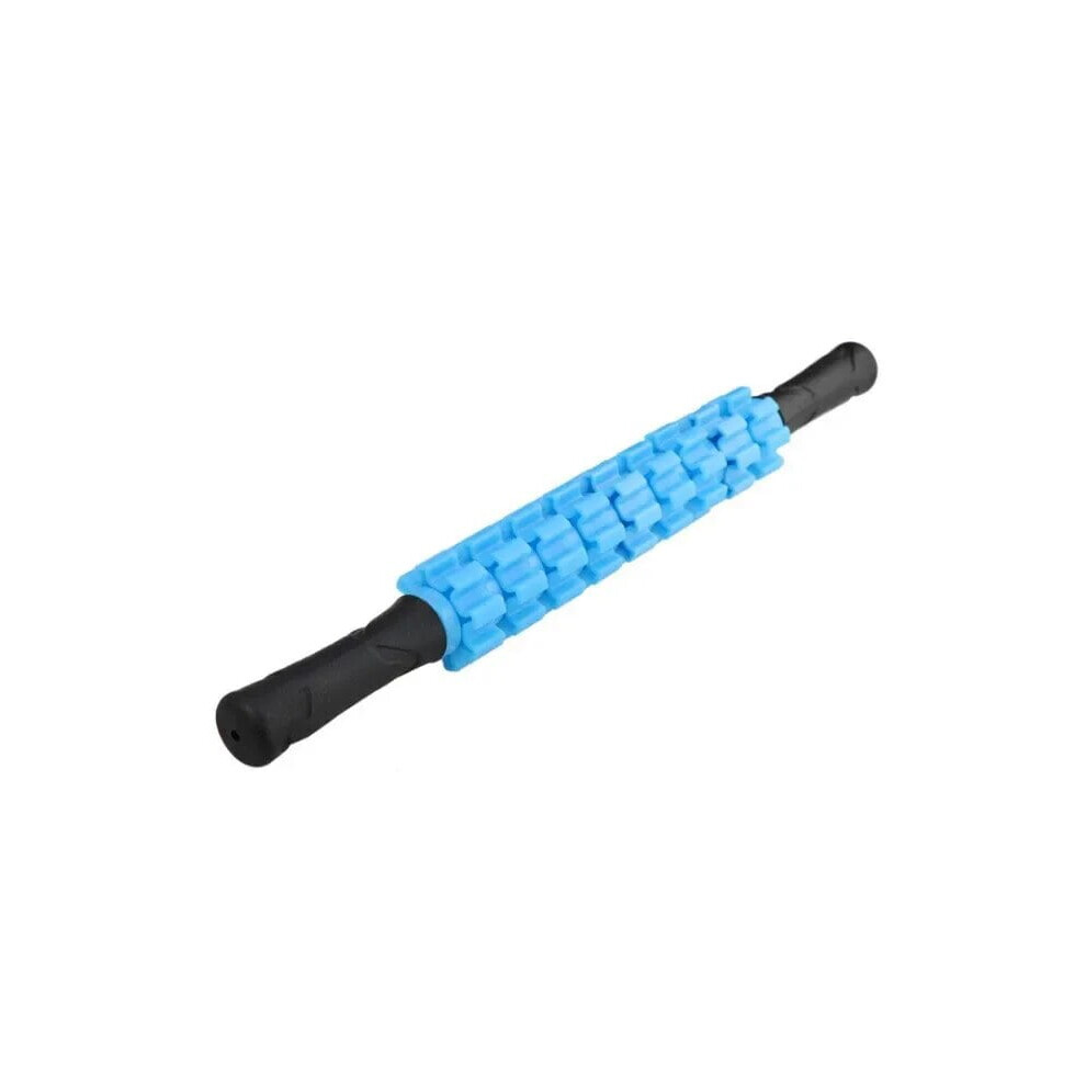 9 Wheel Muscle Roller Stick Full Body Massage Bar Acupressure Trigger Point Recovery Tool for Relief Legs/Back Muscle Soreness