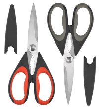 Clearance! Lssam 2PACK Retractable Box Cutter & Heavy Duty Kitchen Shears, Stainless Steel Multi Utility Poultry Scissors Set compatible with Sharp