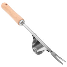 2pcs Garden Weeder Tool Set Stainless Steel Manual Weed Remover with Ergonomic Grip for Lawn