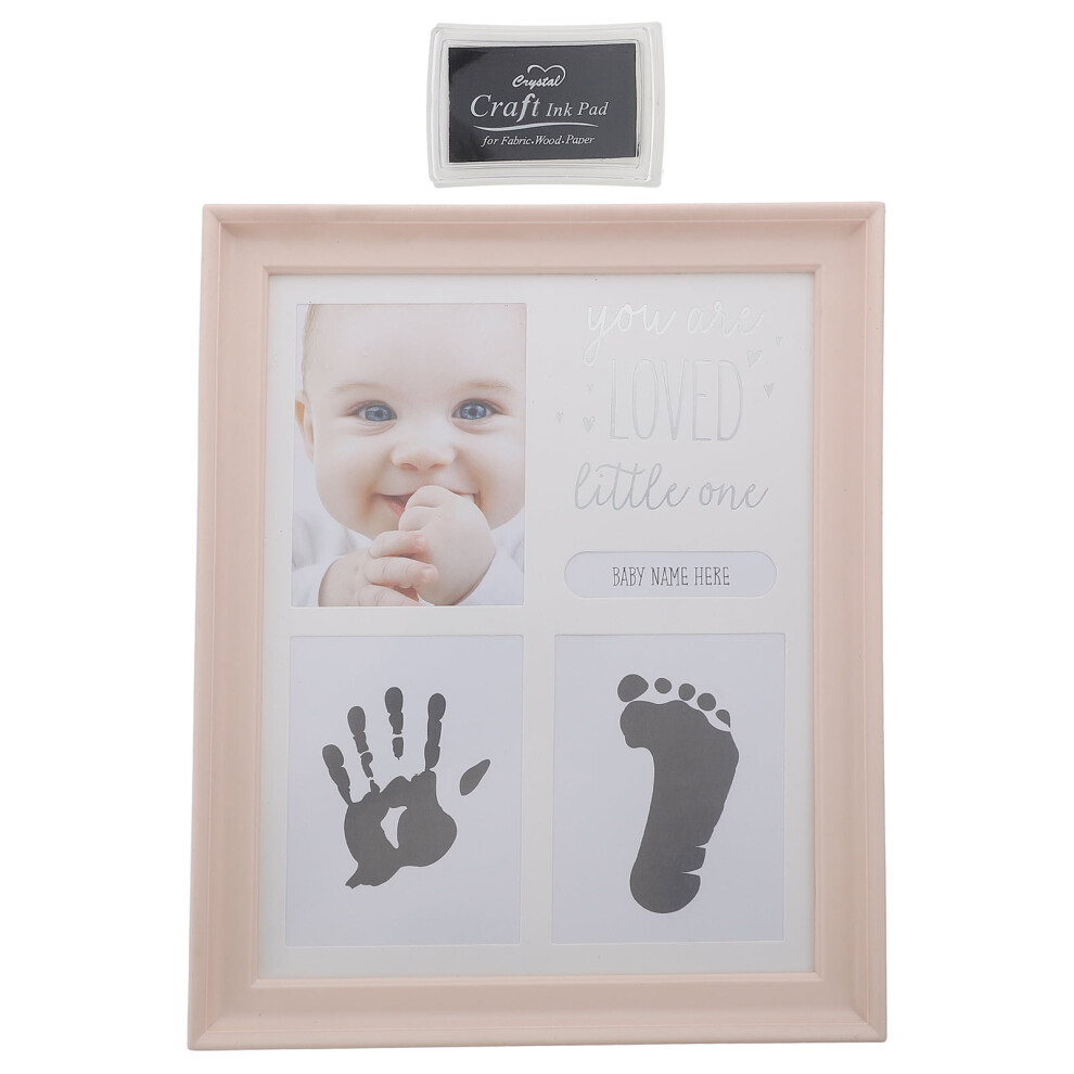 OUNONA Baby Handprint & Footprint Kit with Ink Pad, Compatible with Keepsake Frames for Newborn Boys & Girls, Nursery Decor