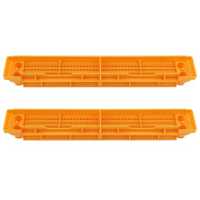 2PC Practical Collector Plastic Iron Wire Hives Collector Professional Beekeeping Tool for Outdoor Beekeeping Use Orange