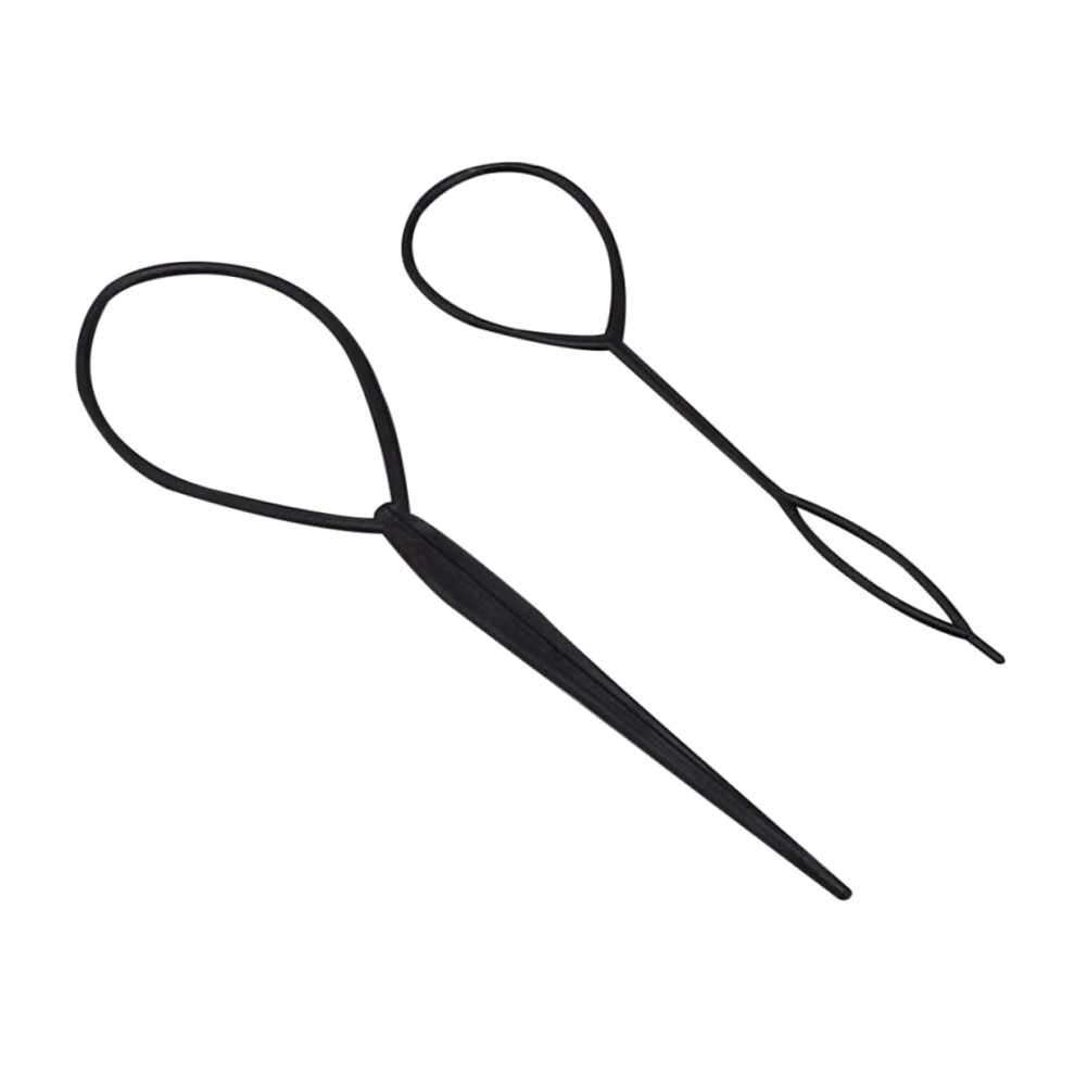 2 Pcs Hair Styling Tool for DIY Braids Ponytails Buns with Adjustable Updo and Secure Hold