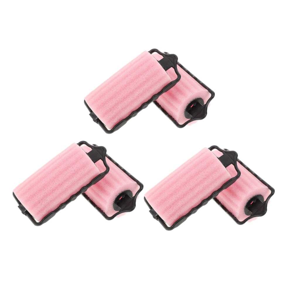 Heatless Hair Curlers 6pcs Soft Foam Rollers for Long Hair Overnight Comfort and Voluminous Curls