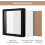 8x8 Black Shadow Box Frame with Linen Back, Push Pins, Wall Mount Memory Display Case for Keepsakes 4