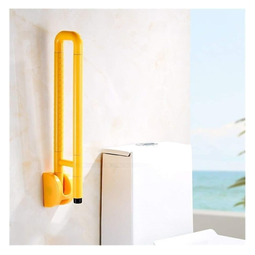 Bathroom Grab Bar Folding Safety Rail with NonSlip Grip Stainless Steel for Elderly and Handicap