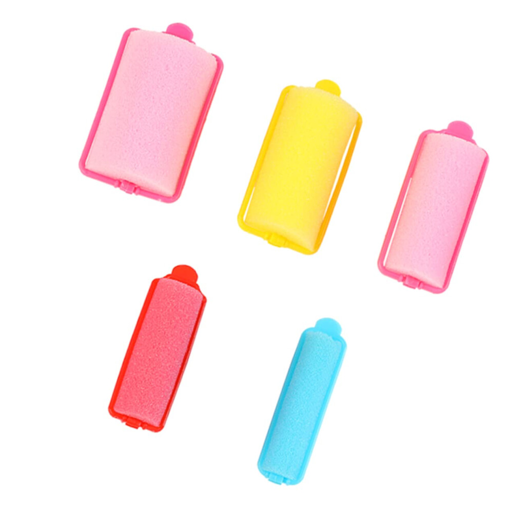 Heatless Hair Curlers Sponge Rollers for Women Overnight Comfort No Heat Styling Random Color