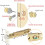 5 Inch Adjustable Deadbolt Latch with Square Interface Door Lock Replacement, Polished Metal Finish 2