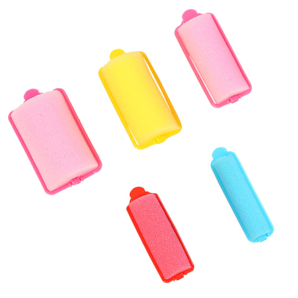 Heatless Sponge Hair Curlers Set for Gentle Overnight Styling, Soft Foam Rollers for All Hair