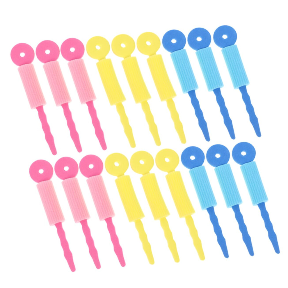 Heatless Curlers 30pcs Soft Sponge Hair Rollers for Short and Medium Hair Overnight Styling