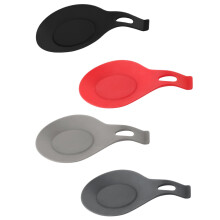 8 Pcs Spoon Holder Silicone Mat and Chopsticks Rest Heat Resistance Rack Tableware Storage Silica Gel