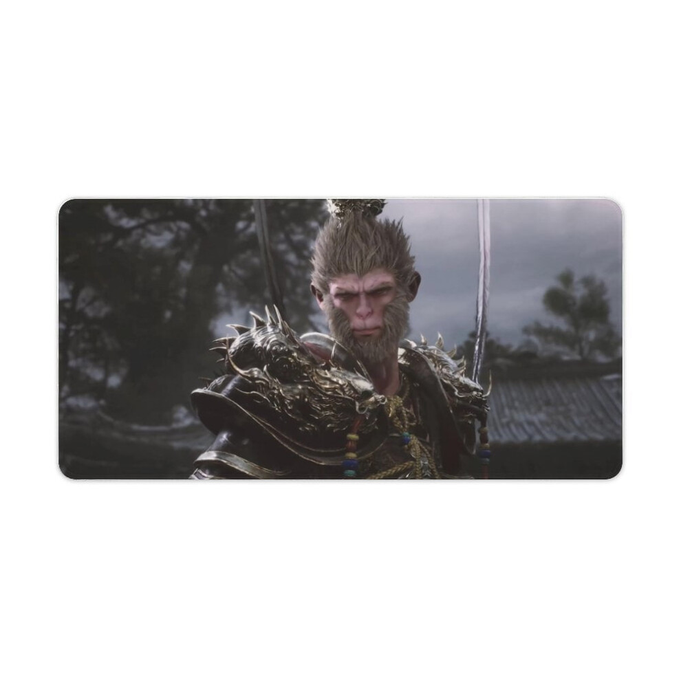 Myth Wukong Mouse Pad Gaming Mouse Mat Cute Mousepad For Office Home Computer Mouse Keyboard 30X60cm Black 9180479503248