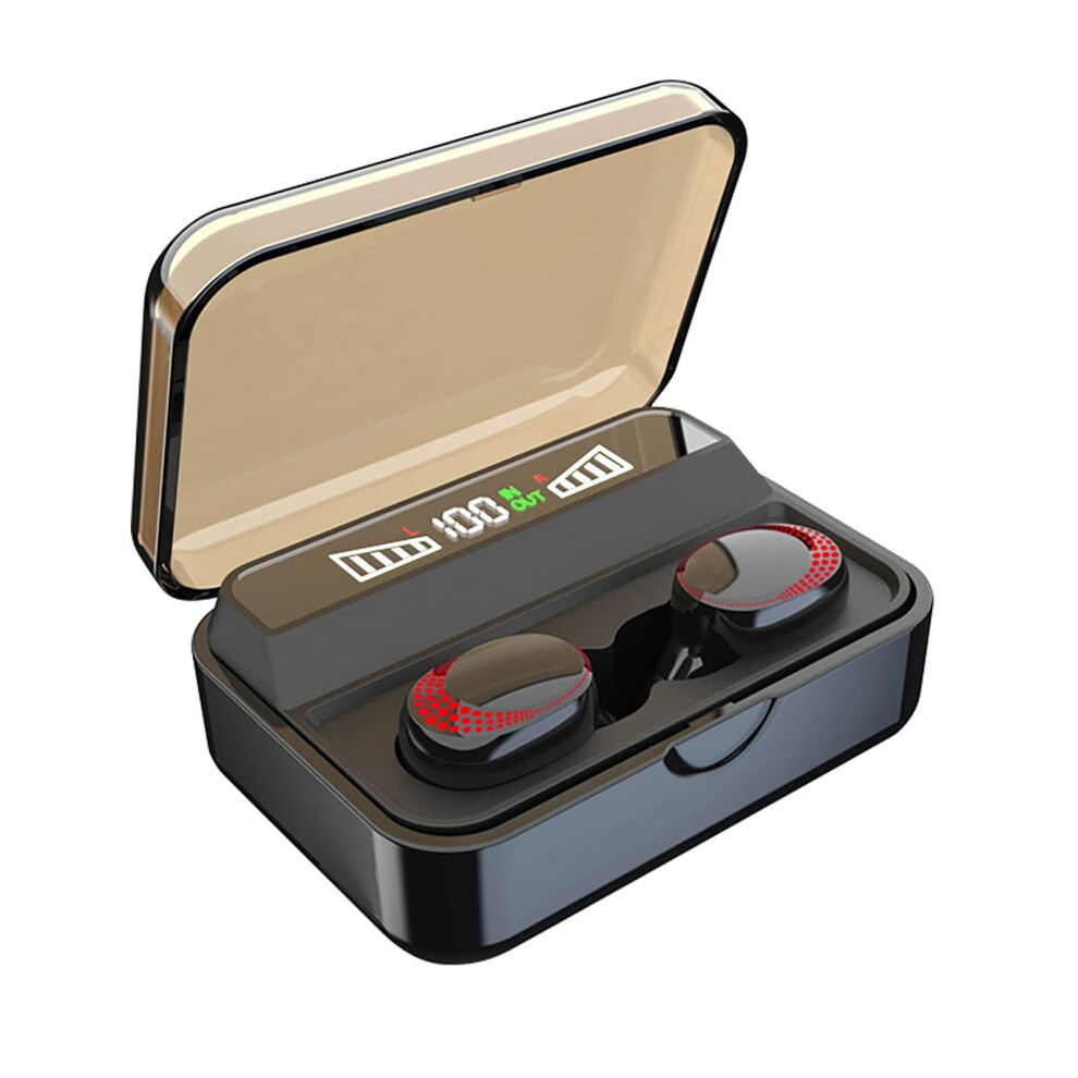 Valseel Wireless Earbuds S590b Wireless Bluetooth Headset 5.0 Binaural With Digital Display Charging Compartment Electronics 9180479503194