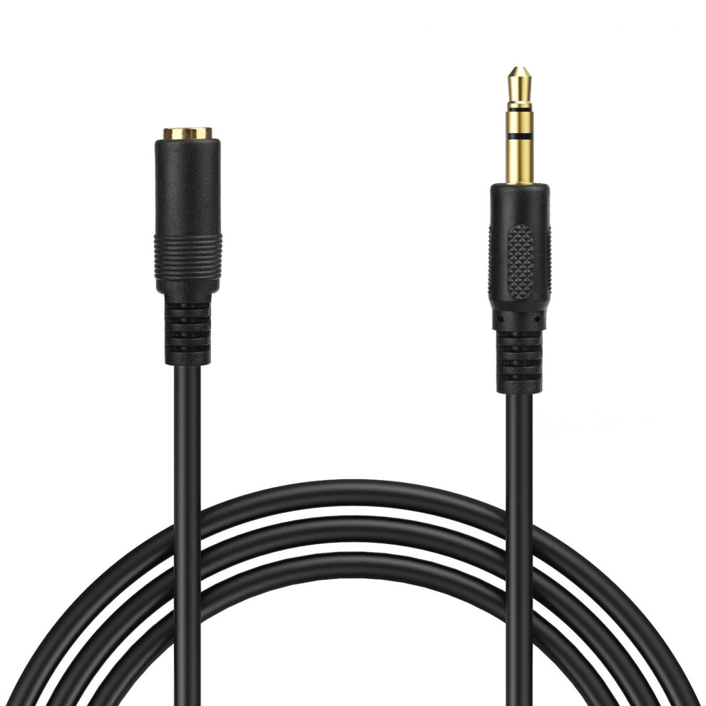 Audio Extension Cable 10Ft, 3.5Mm Stereo Jack Male To Female For Phones, Headphones, Tablets, Mp3 Players - Compatible With Aux Devices 9180479502463
