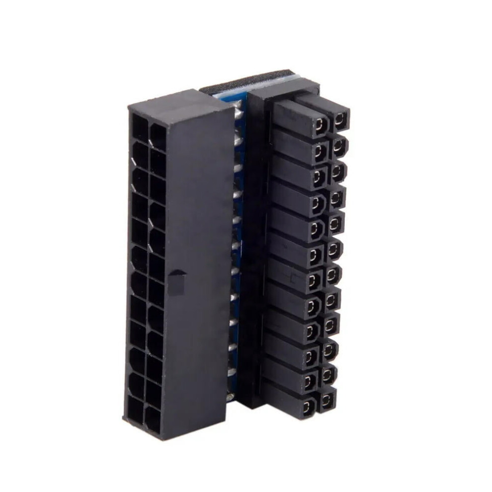 For Atx 24Pin Female To 24Pin Male 90 Degree Power For Adapter Mainboard Motherboard For Desktops Pc Supply 9180479503361