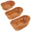 Yongwei Wicker Bread Basket Set for Restaurant/Home (3pcs) 2