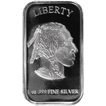 Uncertified Precious Metals, Silver, 1 oz
