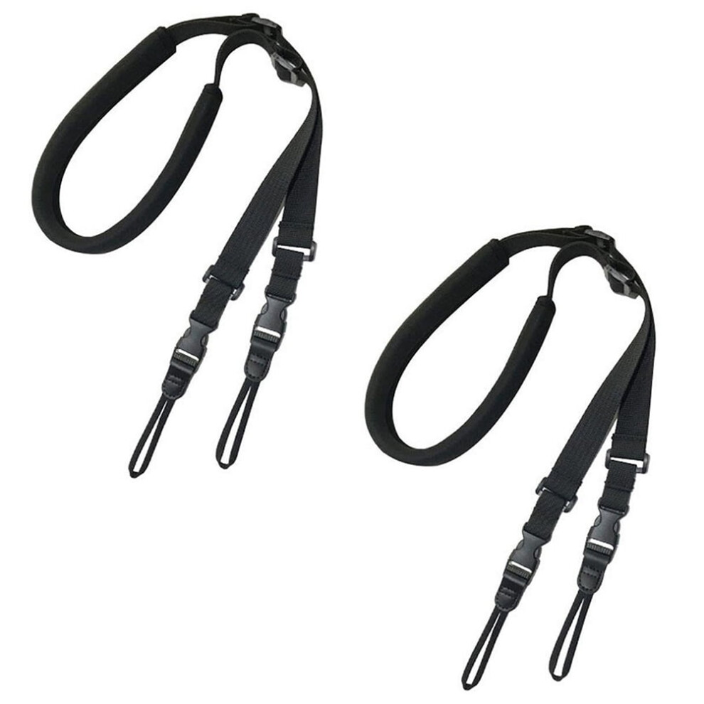 2Pcs Camera Belt Adjustable Neck Strap Shock-Absorption Dslr Camera Shoulder Strap 9557311697210