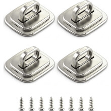 Laptop Cable Lock Anchor, 4 Pack Security Anchor Base Plate for Keyed or Combination Cable Locks, Desk Mount