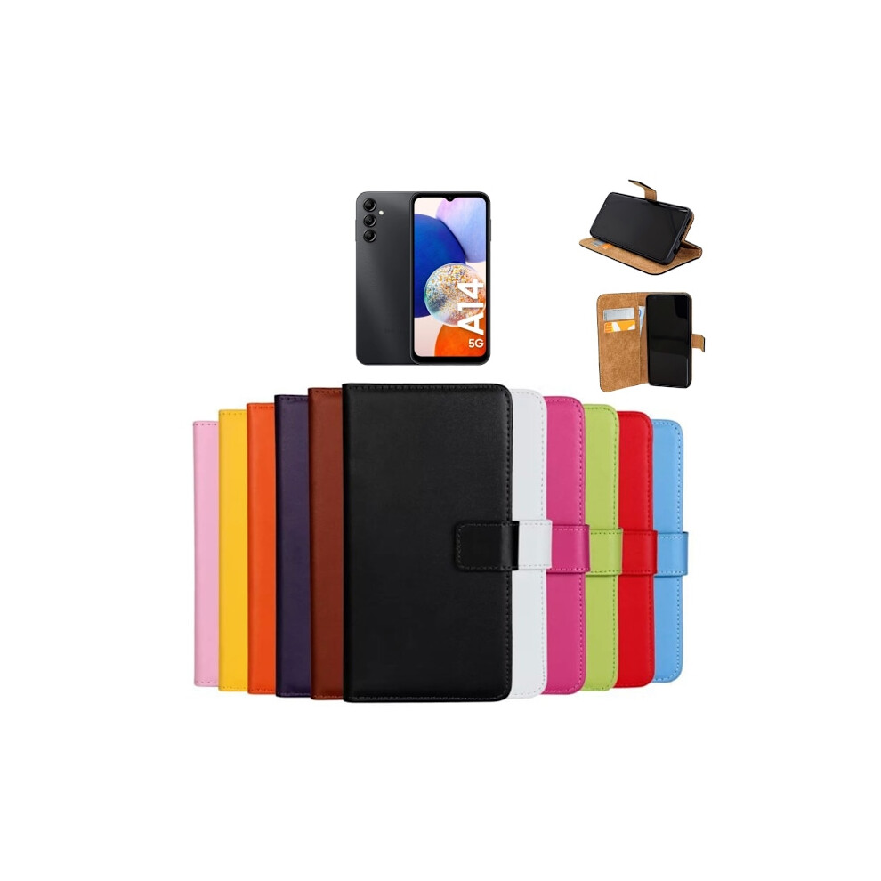 Compatible With Samsung Galaxy A14 Wallet Case Mobile Phone Shell - Choose: Yellow 9557311698637