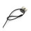 Laptop Cable Lock Anchor, 4 Pack Security Anchor Base Plate for Keyed or Combination Cable Locks, Desk Mount 2