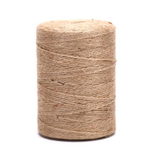 Natural hemp linen twine twisted burlap Jute yarn rope string D 300m