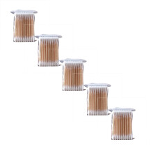 Natural Birch Cotton Sanitary Cotton Beauty Cleaning And Makeup Double Headed Cotton 50 Pieces *5PCS