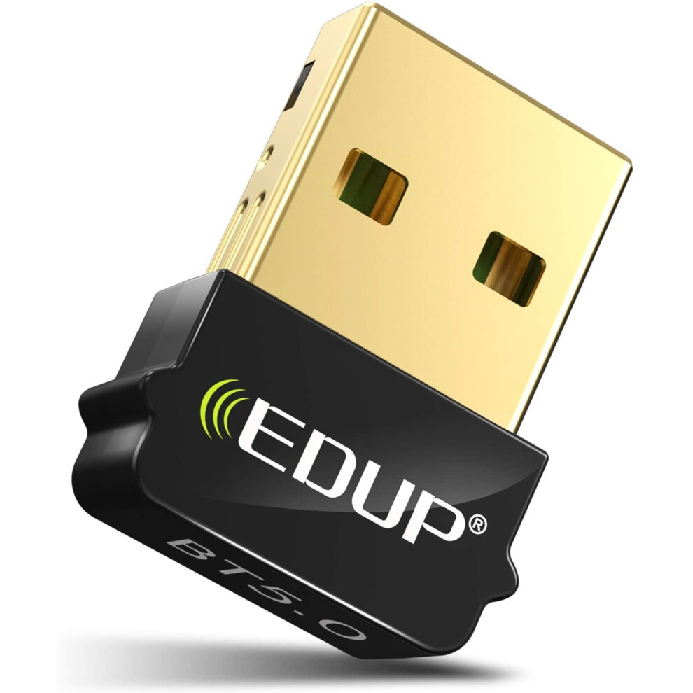 Mini Usb Bluetooth 5.0 Adapter For Pc, Usb 2.0 Bluetooth Edr Dongle For Desktop/Pc/Laptop, 66Ft/20M Transmission 9558633713107